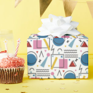 Papel De Regalo Formas geométricas de los años 90