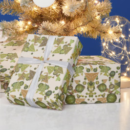 Papel De Regalo Formas modernas y festivas con un aspecto brillant