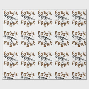 Papel De Regalo Fossil Freak Paleontology Dinosaur Bones