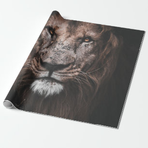 PAPEL DE REGALO FOTO DE BROWN LION
