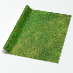 Papel De Regalo Foto de césped verde