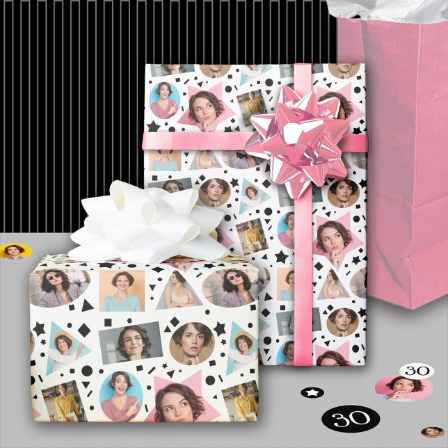 Papel De Regalo Foto de Confetti 30.º documento de envolvimiento d (Subido por el creador)