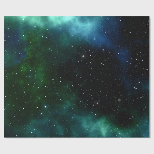 Papel De Regalo Foto de estrellas celestes de galaxia (Superficie plana)