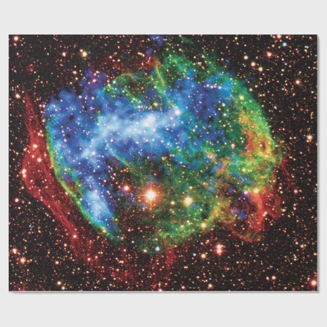 Papel De Regalo Foto de explosión de rayos gamma W49B de supernova (Superficie plana)