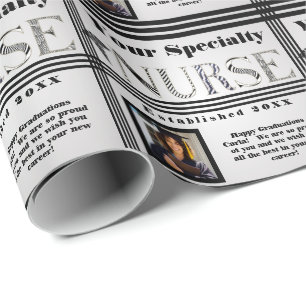 Papel De Regalo Foto de graduación de especialidad de Enfermería p