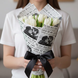 Papel De Regalo Foto de Historia de Amor Personalizada
