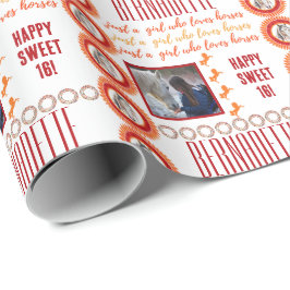 Papel De Regalo Foto de la edad del nombre: solo un Chica que ama