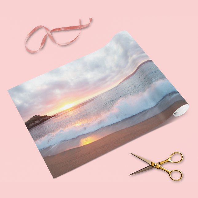 Papel De Regalo Foto de la ola de la playa de Monterey California (Subido por el creador)
