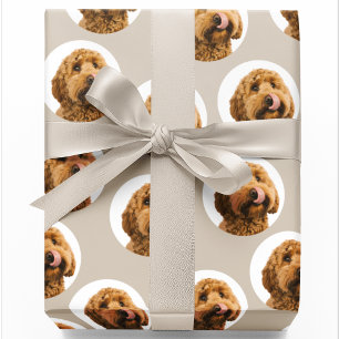 Papel De Regalo Foto de Mascota Personalizada Personalizada