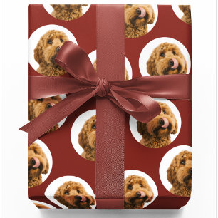 Papel De Regalo Foto de Mascota Personalizada   Personalizada  
