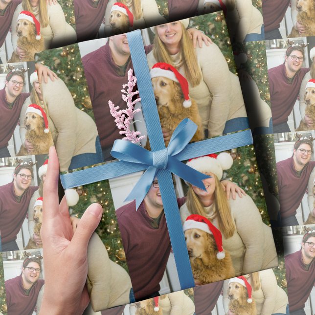 Papel De Regalo Foto de Navidad Familiar (Subido por el creador)