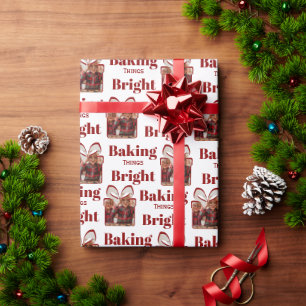 Papel De Regalo Foto de repostería navideña personalizada