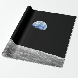 Papel De Regalo Foto del Apolo 8 de la NASA de la Tierra elevándos