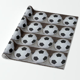 Papel De Regalo Foto del balón de fútbol