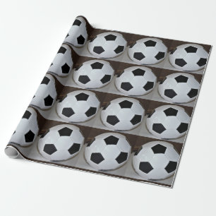 Papel De Regalo Foto del balón de fútbol