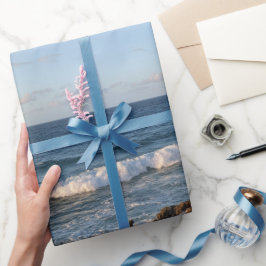 Papel De Regalo Foto del paisaje oceánico hawaiano 