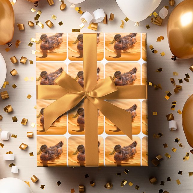 Papel De Regalo Foto del pato de agua dulce dorada (Subido por el creador)