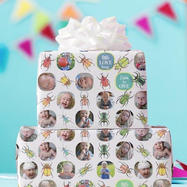 Papel De Regalo Foto del primer cumpleaños de Lovebugs (Subido por el creador)