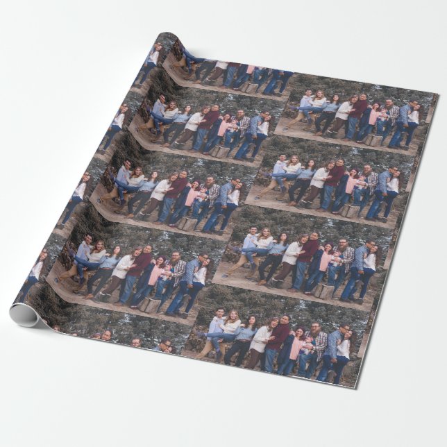 Papel De Regalo Foto DIY (Desenrollado)