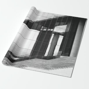 PAPEL DE REGALO FOTO EN GRAYSCALE DE UN HOMBRE CAMINANDO EN PAVEME