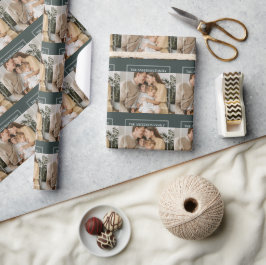 Papel De Regalo Foto familiar personalizada | Nombre de familia pe