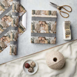 Papel De Regalo Foto familiar personalizada | Nombre de familia pe