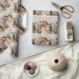Papel De Regalo Foto familiar personalizada | Nombre de familia pe