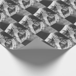 Papel De Regalo Foto Participación personalizada de Bodas modernos