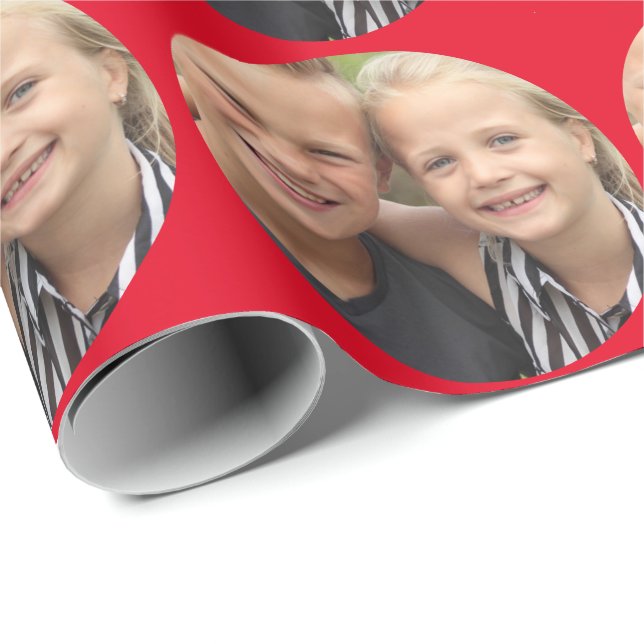 Papel De Regalo Foto personalizada (Esquina del rollo)