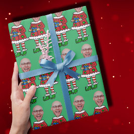 Papel De Regalo Foto personalizada de Navidades de personalizado F