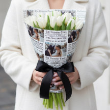 Foto personalizada de periódico de San Valentín 