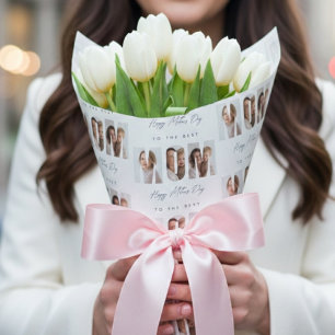 Papel De Regalo Foto Personalizada MAMÁ Feliz Día de las Madres