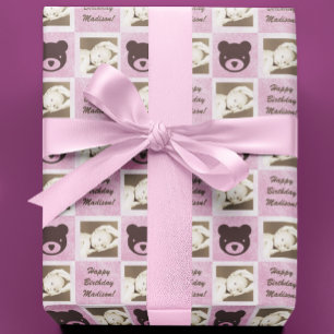 Papel De Regalo Foto personalizada Teddy Bear