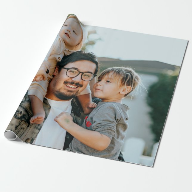 Papel De Regalo Foto personalizado (Desenrollado)