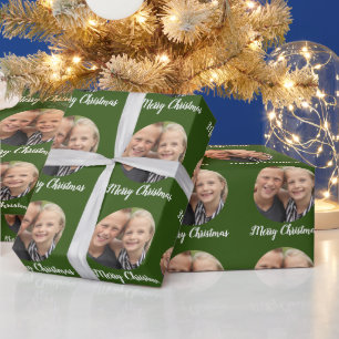 Papel De Regalo Foto Personalizado Feliz Navidad