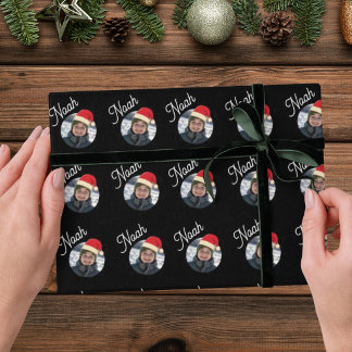 Papel De Regalo Foto y nombre personalizados - Nombre de niños vac