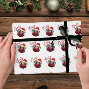 Papel De Regalo Foto y nombre personalizados - Nombre de niños vac