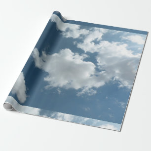 Papel De Regalo Fotografía abstracta de cielo nublado