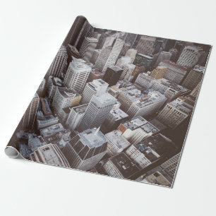 Papel De Regalo fotografía aérea de la ciudad durante el día