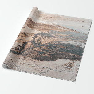 PAPEL DE REGALO FOTOGRAFÍA AÉREA DE LA MONTAÑA ROCK