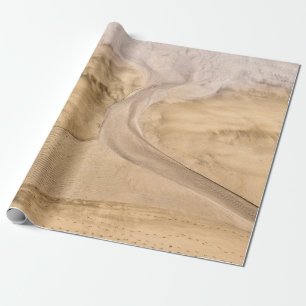 Papel De Regalo Fotografía aérea del desierto
