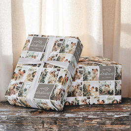 Papel De Regalo Fotografía Calligraphy Feliz Navidad