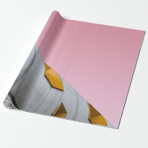 PAPEL DE REGALO FOTOGRAFÍA DE BAJO ÁNGULO DE LA CONSTRUCCIÓN GRIS