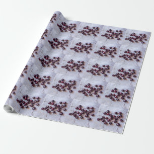 Papel De Regalo Fotografía de Cerezas Rojas Frescas