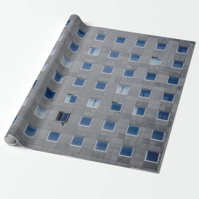 Papel De Regalo Fotografía de construcción de hormigón gris (Desenrollado)