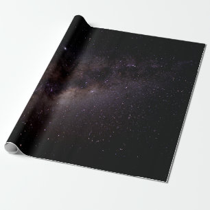 Papel De Regalo Fotografía de estrellas hermosas del cielo nocturn