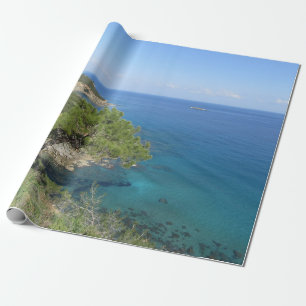 Papel De Regalo Fotografía de la naturaleza Montaña y Mar Mediterr