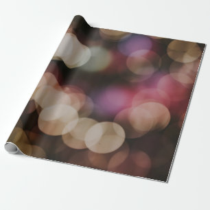 Papel De Regalo Fotografía de las luces en Bokeh