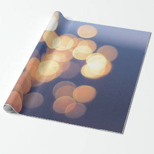 Papel De Regalo Fotografía de las luces en Bokeh