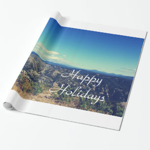 Papel De Regalo Fotografía de paisajes de estilo vintage